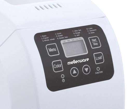 Bread Maker Fully Automatic Plastic White 900gr 600W "Ma Baker III"