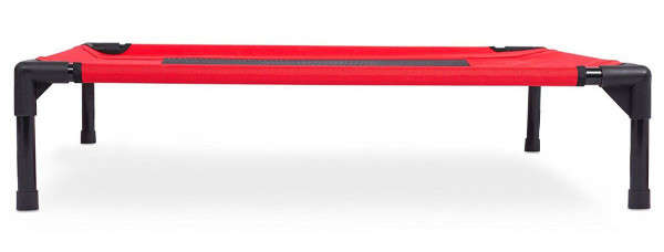 Dog Elevated Cot Bed - Small (Red)