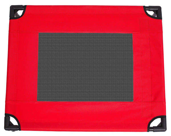 Dog Elevated Cot Bed - Small (Red)