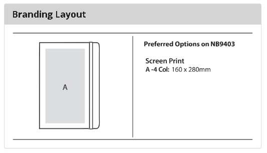 A4 Jalene Hardcover Notebook - Black