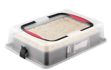 Zenker Deluxe Rectangular Springform Leakproof Base, Cover & Scraper 4piece