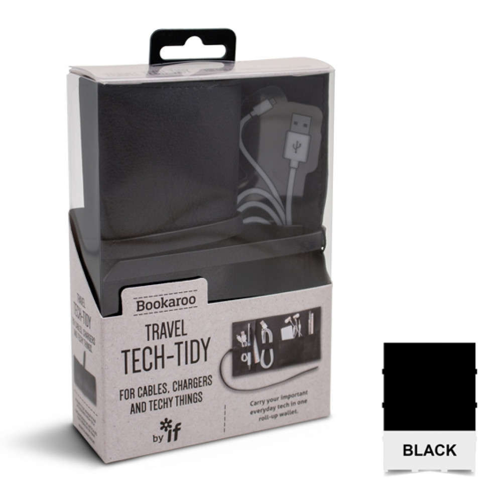 Bookaroo Travel Tech-Tidy - Black