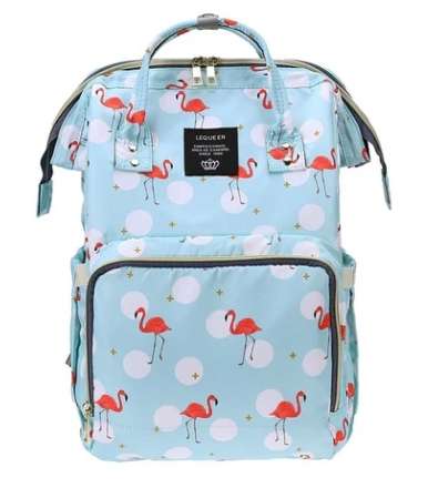 Flamingo Backpack Baby Bag - Blue