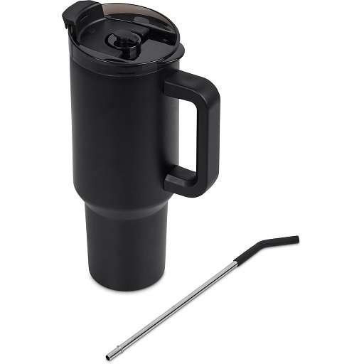 Alex Varga Maximus Vacuum Mug - 1.2 Litre - Black