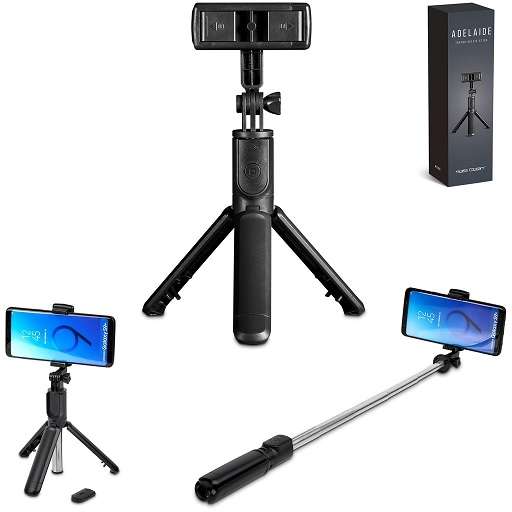 Swiss Cougar Adelaide Tripod Selfie Stick - Black