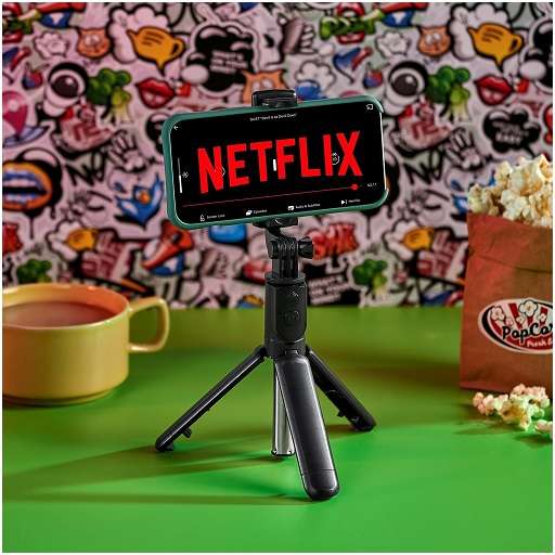 Swiss Cougar Adelaide Tripod Selfie Stick - Black