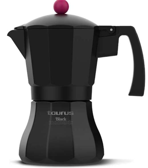 Coffee Maker Aluminium Black 12 Cup "Black Moments 12"