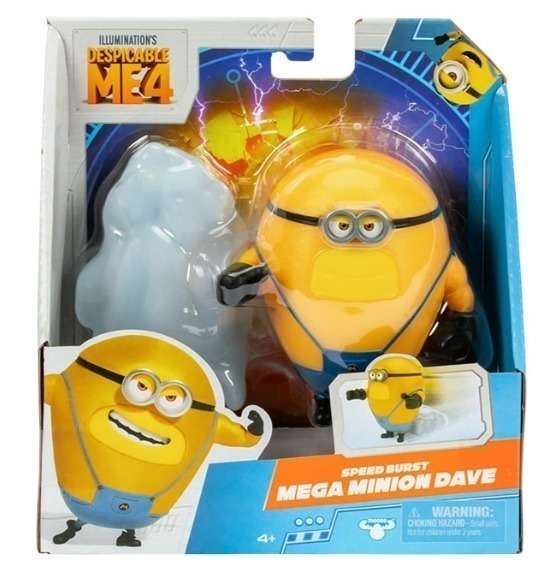DESPICABLE ME 4 10CM MEGA MINION FIGURES ASSTD