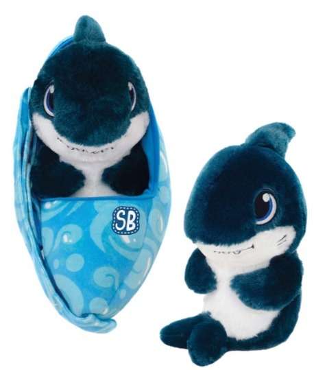 SWADDLE BABIES 24CM ASSTD PLUSH IN SLING