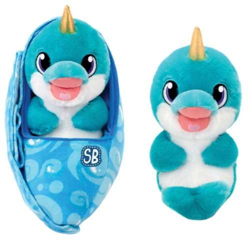 SWADDLE BABIES 24CM ASSTD PLUSH IN SLING