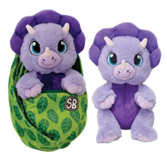 SWADDLE BABIES 24CM ASSTD PLUSH IN SLING