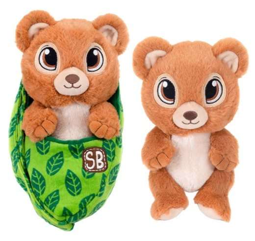 SWADDLE BABIES 24CM ASSTD PLUSH IN SLING