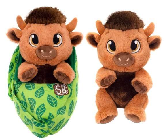 SWADDLE BABIES 24CM ASSTD PLUSH IN SLING