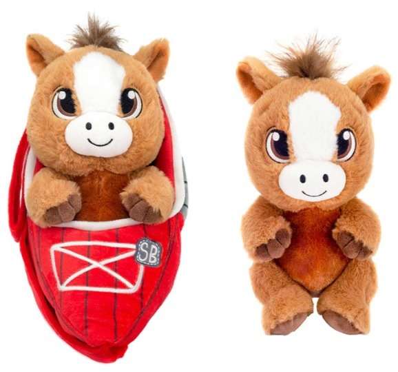 SWADDLE BABIES 24CM ASSTD PLUSH IN SLING