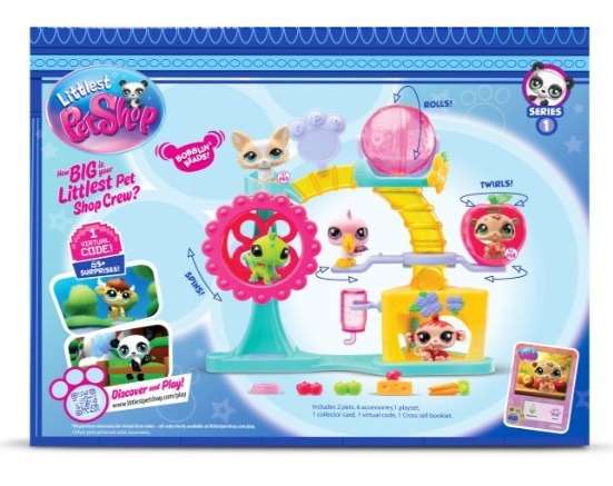 LITTLEST PET SHOP FUN FACTORY PLAYGROUND PLAYSET