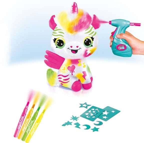 STYLE 4 EVER A/BRUSH PLUSH NEON UNICORN