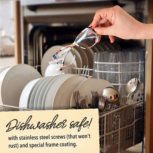 PEGGY'S BAKING GLASSES BLACK +2.0