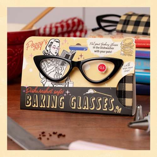 PEGGY'S BAKING GLASSES BLACK +2.0
