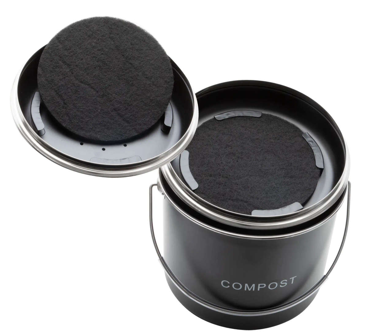 Kitchen Compost Bin / 6L / Liquorice