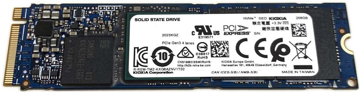 Kioxia 256Gb M.2 Nvme Ssd Hard Drives