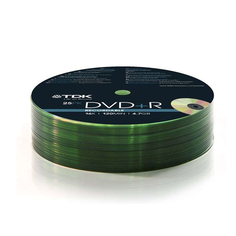 TDK DVD+R RECORDABLE 25PCK