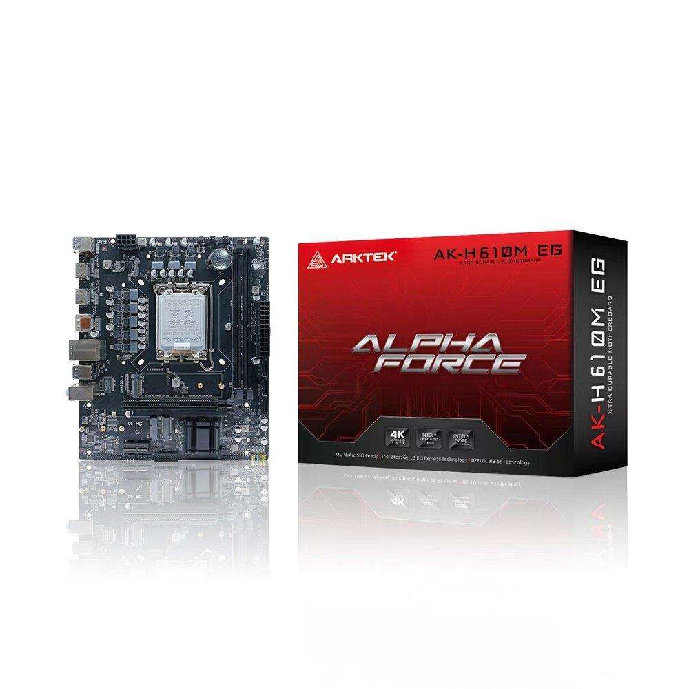 Arktek H610 Motherboard Lga1700 Matx Motherboards