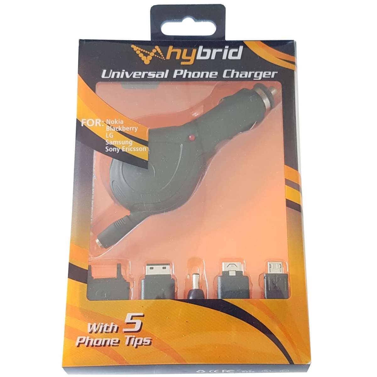 Universal Car Phone Charger 5In1 Ancillary Items