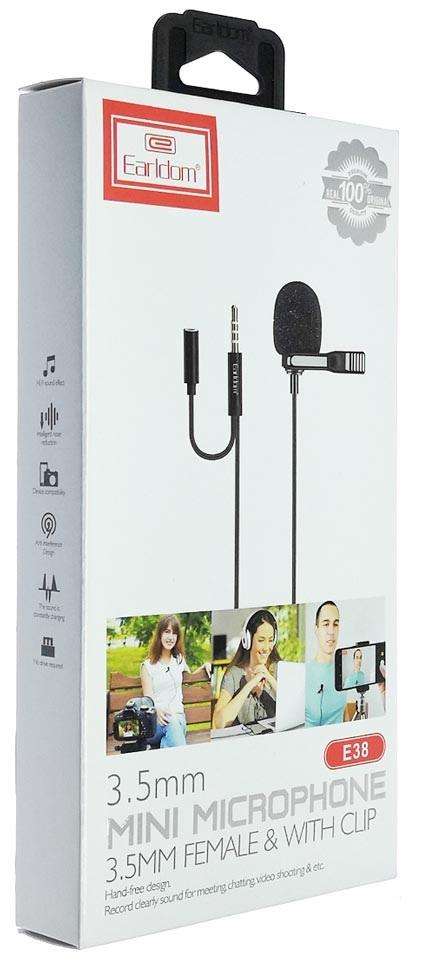 3.5Mm Stereo M+F Mini Microphone Sound