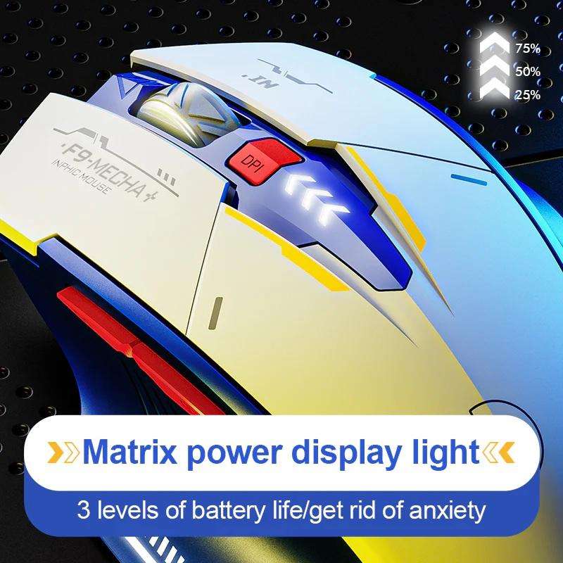 Inphic Mecha Bt Rechargeable 2.4G Mouse Mouse