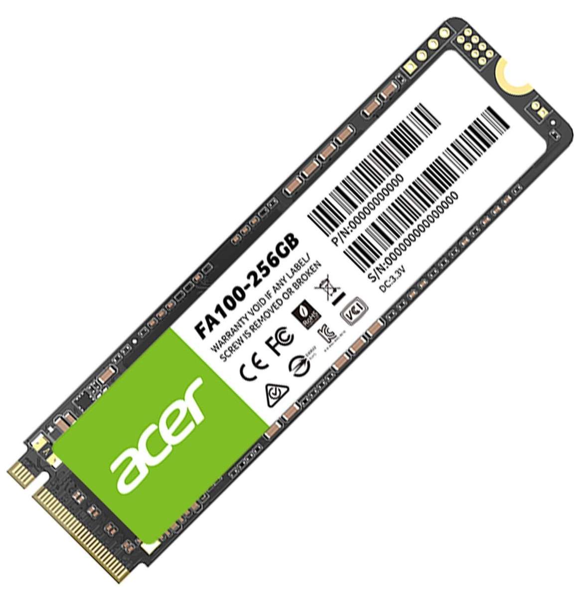 256GB M.2 NVME PCIE GEN3 X 4 SSD