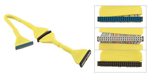 Round Ide Cable Yellow Cables