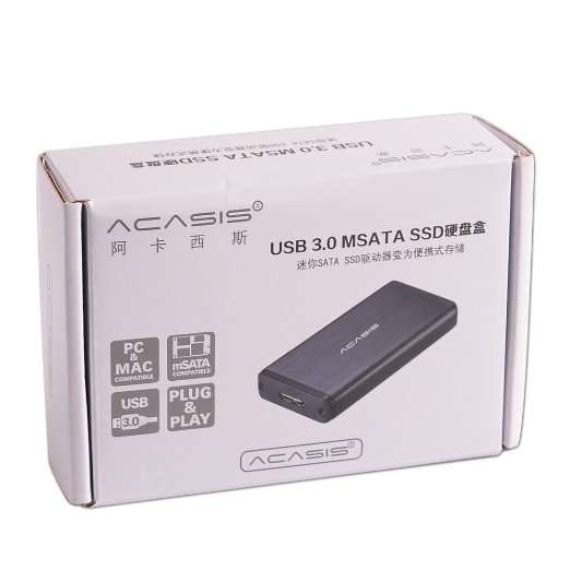 Msata To Usb 3.0 Ssd Enclosure Adapter External Enclosures