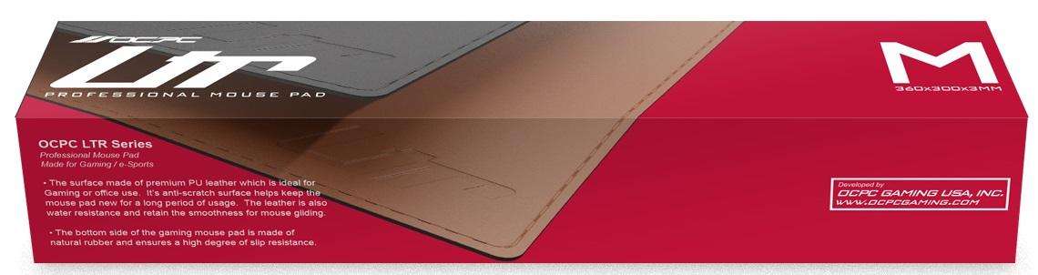 Ocpc-Gaming Ocpc Ltr Gaming Mousepad Med Brown Mouse