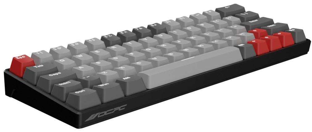 Ocpc-Gaming Zero Mini Gaming Keyboard Dark Grey Keyboards