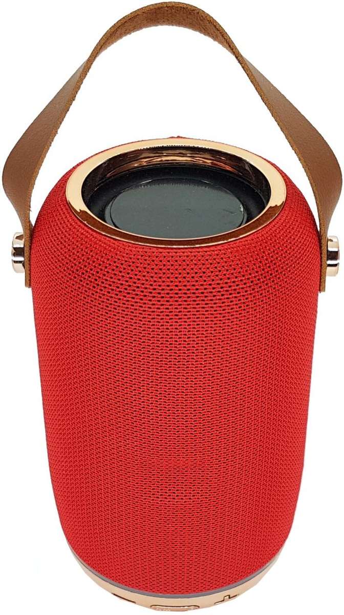R12 Red Bluetooth/Usb/Fm/M-Sd Speakers
