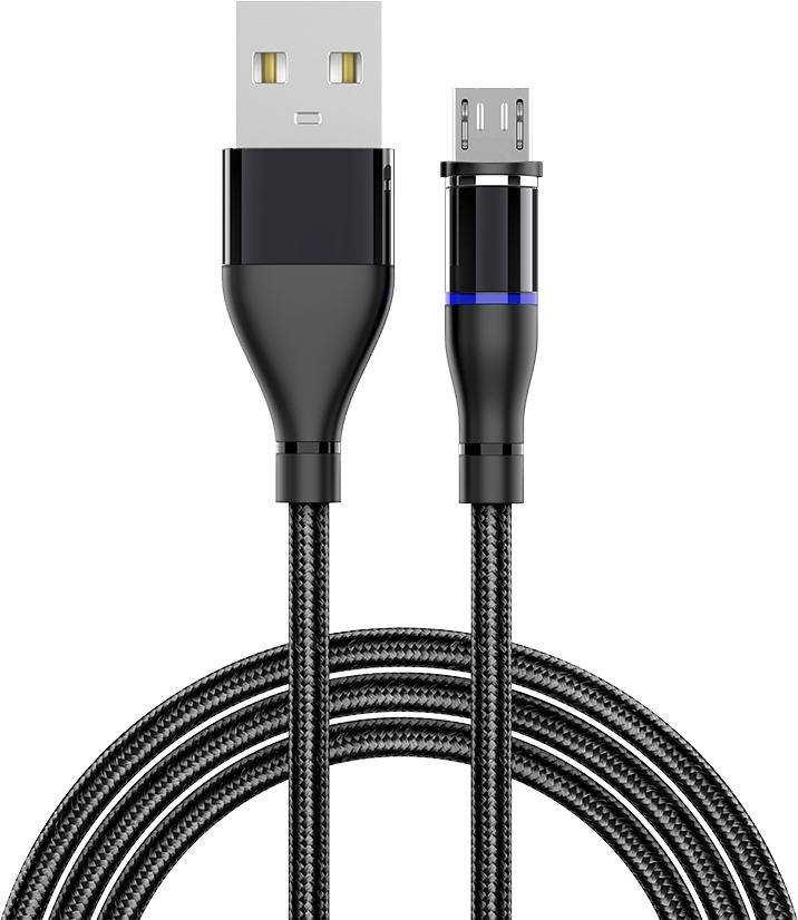 Appacs Magnetic Charging Cable Micro Usb  Black Tablets
