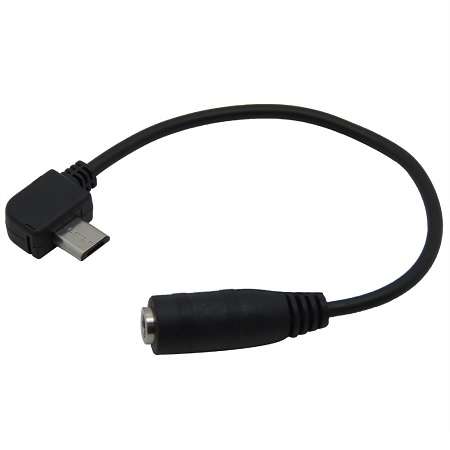 Micro Usb To Right Angle Stereo(F)
