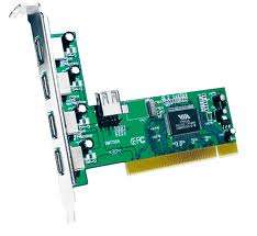 PCI: 5 USB PORTS (4EXT/1INT) USB VER2