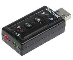 External Usb 7.1 Channel Sound Adapter Usb Addon Devices