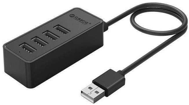 ORICO HUB 100 USB2.0 4XUSB 100CM BK