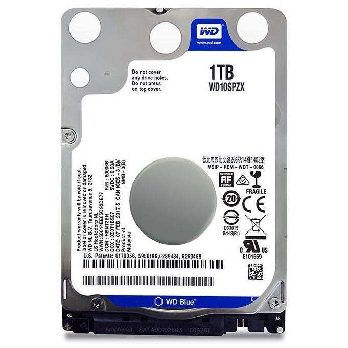 1Tb 2.5" Wd No Packaging