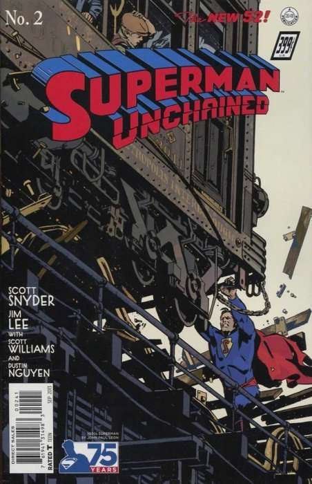 Superman Unchained Issue # 2j John Paul Leon Variant 1930's 1:100