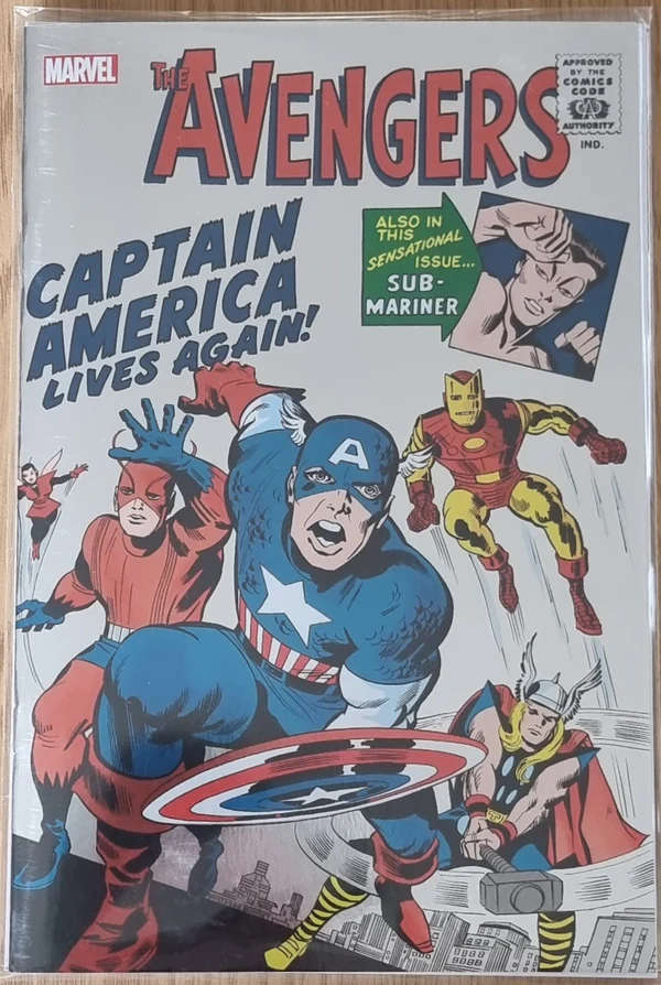 AVENGERS #4 (SILVER AGE) NYCC 2023 FOIL VARIANT LIMITED TO 1000 COPIES