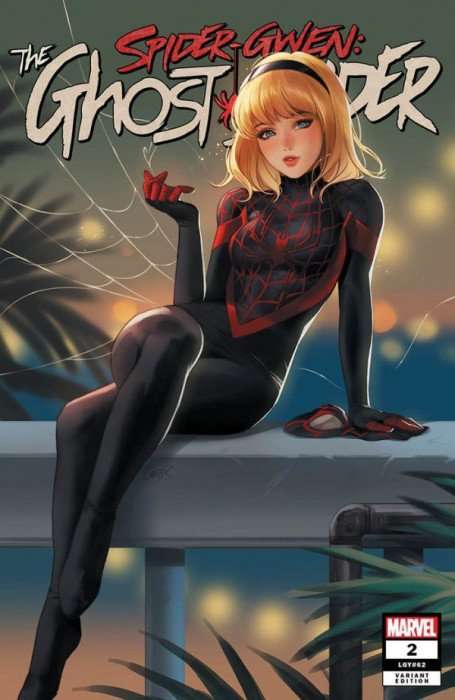 Spider-Gwen: Ghost-Spider #2 Unknown Comics Leirix Trade Dress & Virgin Set