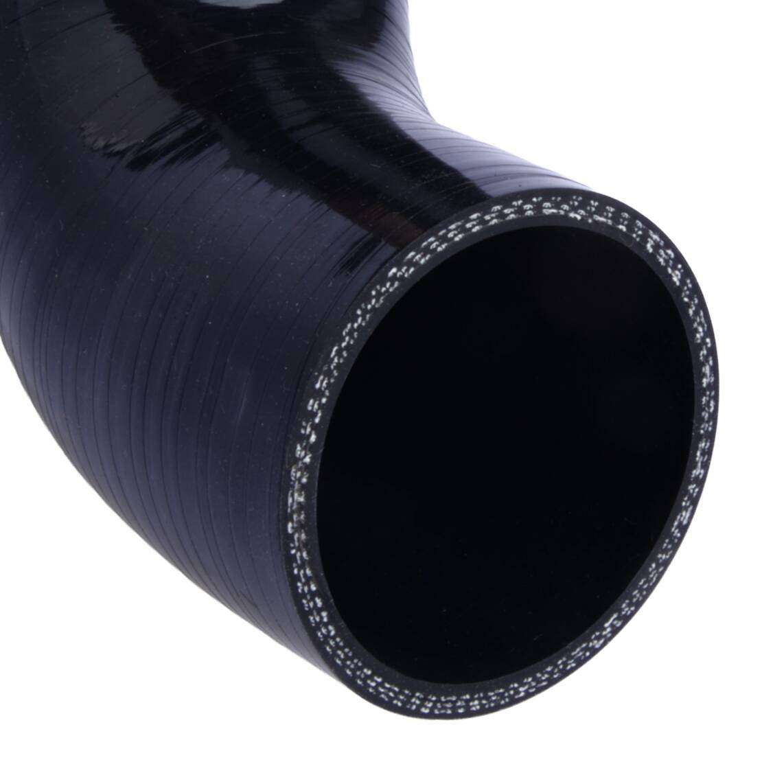 2pcs 2.5 Inch 90 Degree Elbow Silicone Hose Pipe Intercooler Coupler Turbo