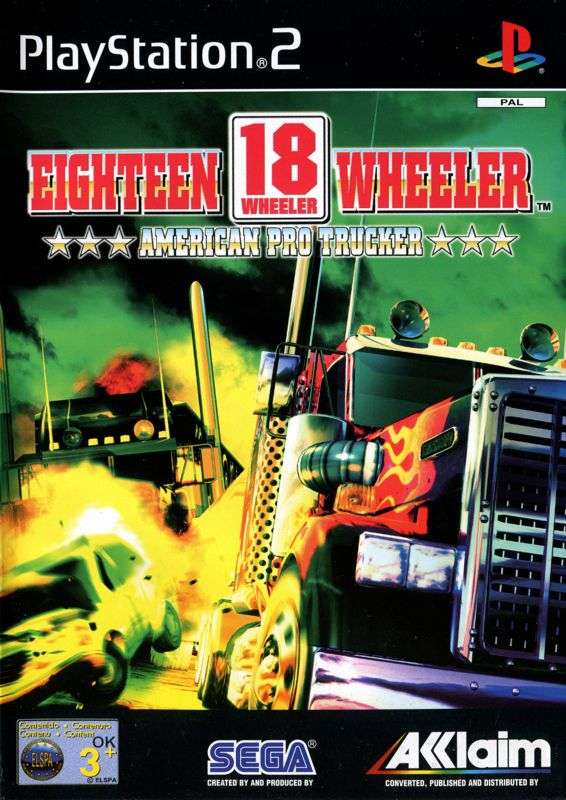 PS2 18 Wheeler American Pro Trucker