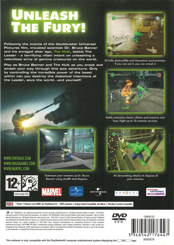 PS2 The Hulk
