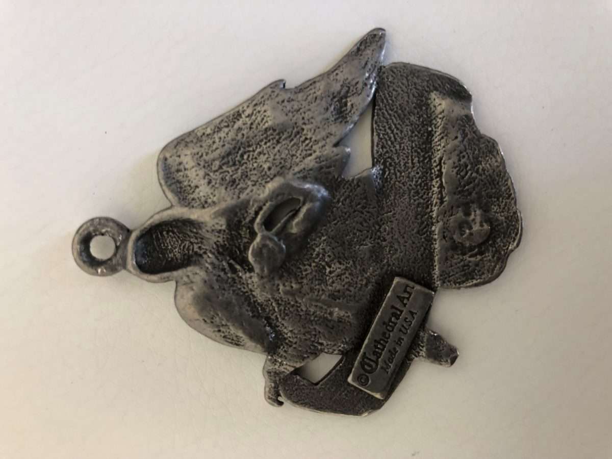 Keyring - Cathedral Art Keyring (Made in the USA), Silver Colour #ML309