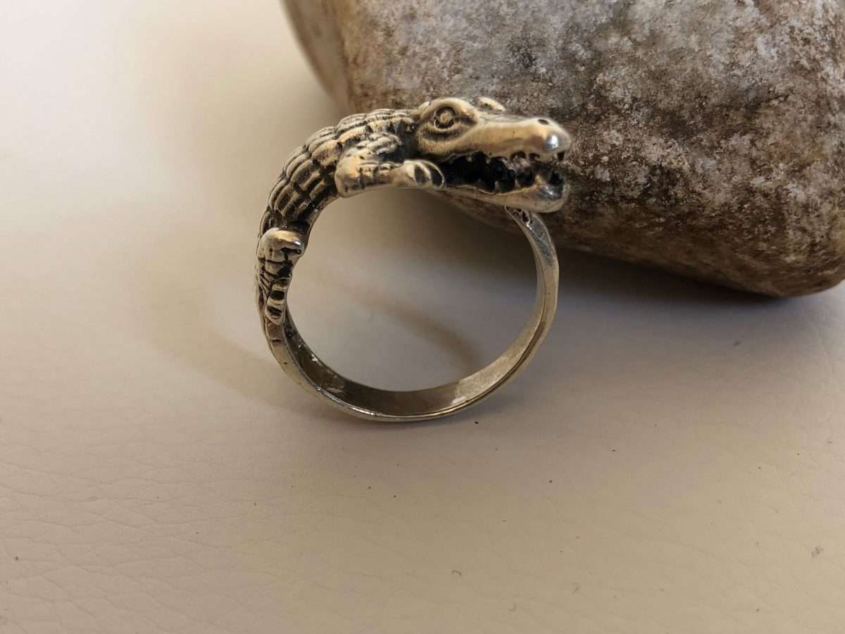 Ring - .925 Silver Alligator Men's Ring #ML310 R495.00 | Size R1/2