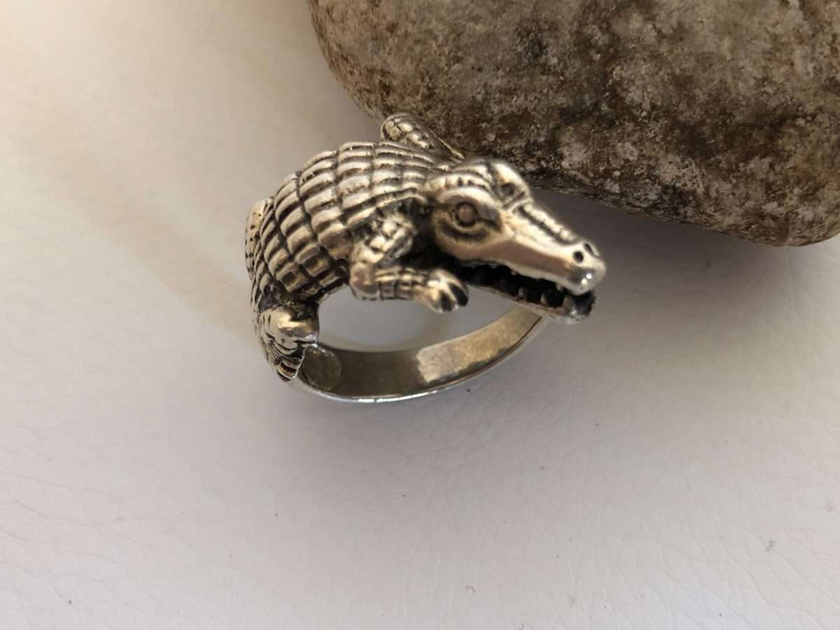 Ring - .925 Silver Alligator Men's Ring #ML310 R495.00 | Size R1/2
